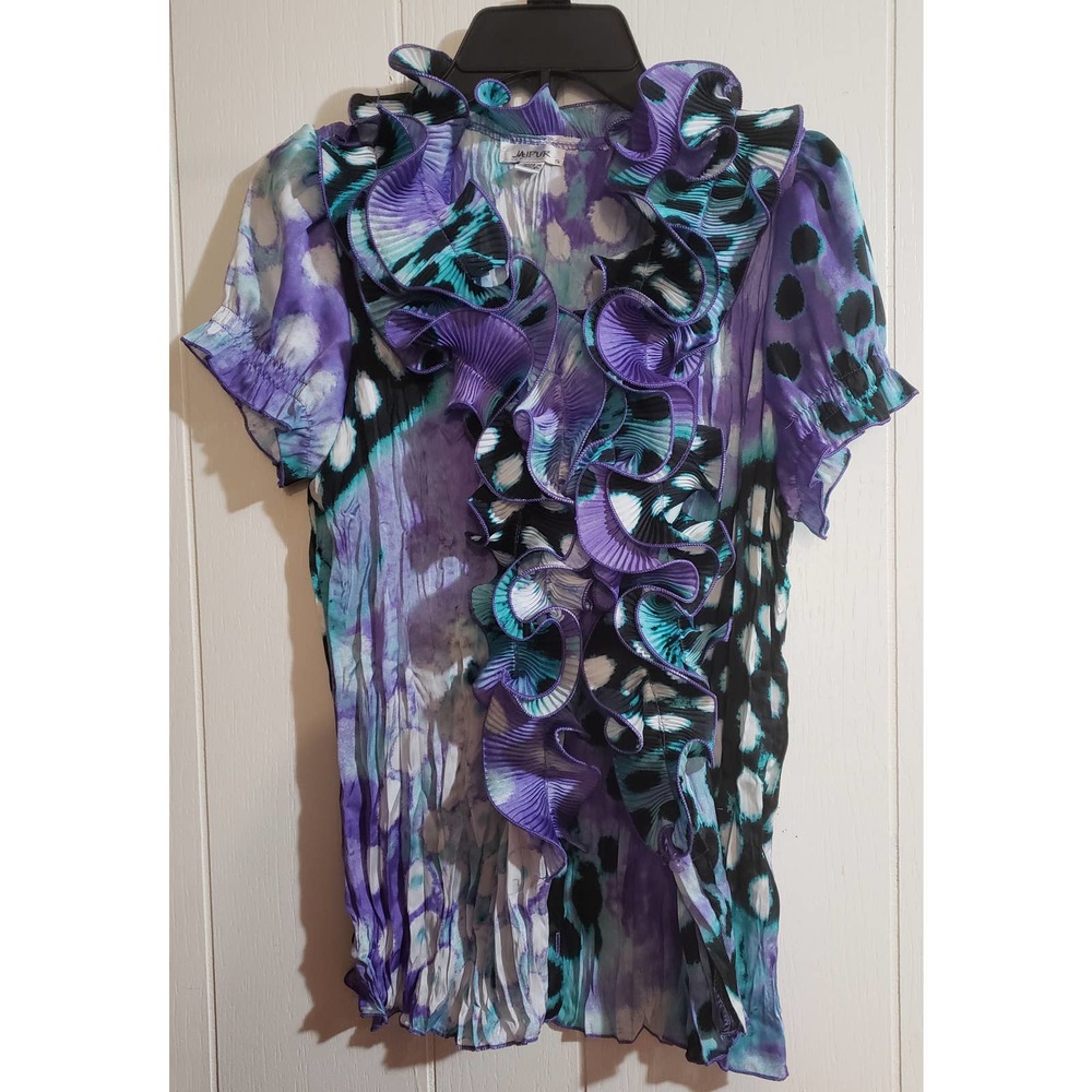 Jaipur size small light weight multi colored blouse
